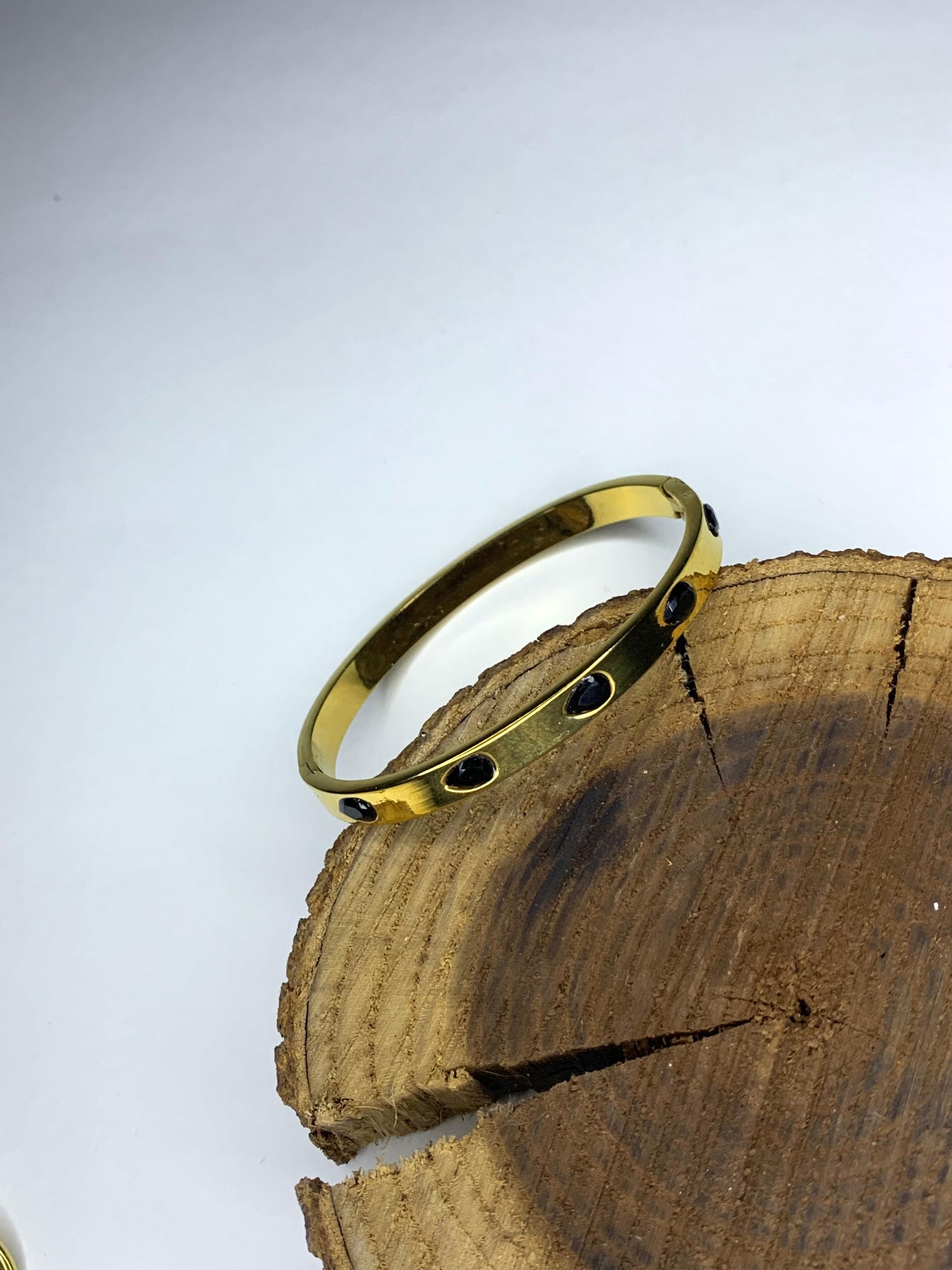 black tear bangle